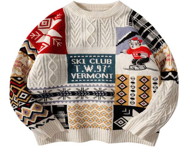 men039s sweaters ugly men sweater fashion spring streetwear casual gengar clothing christmas pullovers dent women y2k oversize 5261613, White;black
men039s sweaters ugly men sweater fashion spring streetwear casual gengar clothing christmas pullovers dent women y2k oversize 5261613, White;black