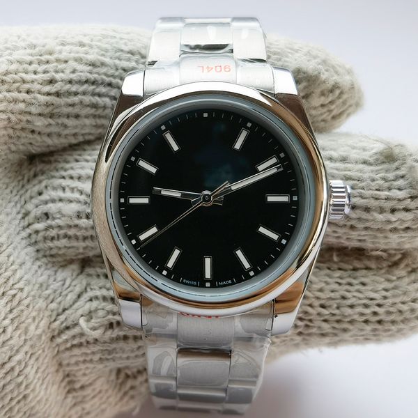 men's automatic mechanical watch oyster constant motion series m114300 oyster steel 904l watch 39mm luminous time scale folding buckle, Slivery;brown
men's automatic mechanical watch oyster constant motion series m114300 oyster steel 904l watch 39mm luminous time scale folding buckle, Slivery;brown