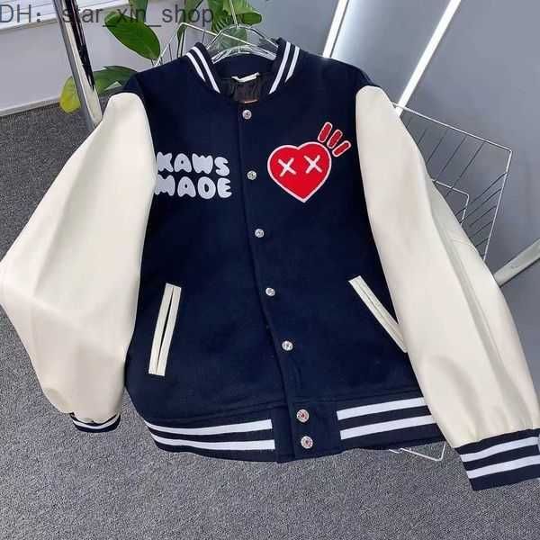 men's coat baseball uniform human make jacket cotton kaws love male ins celebrity fashion hip hop qheg unique compagnie cp 2 fbte, Black;brown
men's coat baseball uniform human make jacket cotton kaws love male ins celebrity fashion hip hop qheg unique compagnie cp 2 fbte, Black;brown