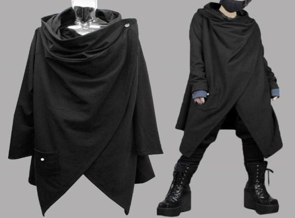 incerun fashion men trench coats long sleeve solid streetwear punk style men cloak cape vintage cotton casual irregular jackets9345990133, Black;brown
incerun fashion men trench coats long sleeve solid streetwear punk style men cloak cape vintage cotton casual irregular jackets9345990133, Black;brown
