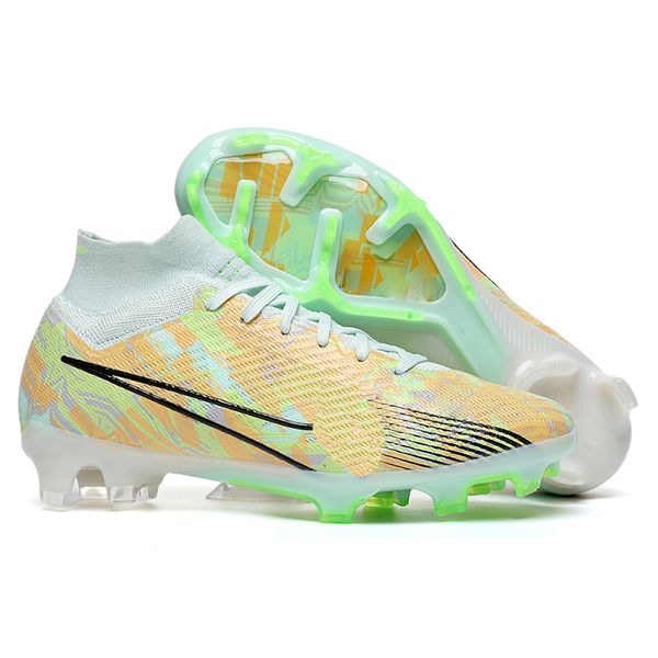soft leather knit soccer shoes uality women sneakers mens football boots breathable trainers ground outdoor chaussures de football comfortab