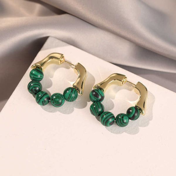 french turquoise niche design high-end and cool style earrings female personality jewelry internet red temperament earrings, Golden
french turquoise niche design high-end and cool style earrings female personality jewelry internet red temperament earrings, Golden