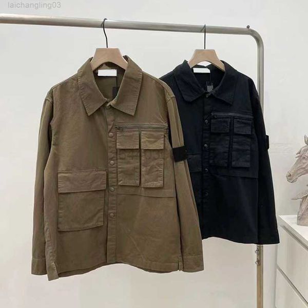 women's outerwear designer badges zipper shirt jacket loose style spring autumn mens oxford breathable portable high street stones isla, Black;brown
women's outerwear designer badges zipper shirt jacket loose style spring autumn mens oxford breathable portable high street stones isla, Black;brown