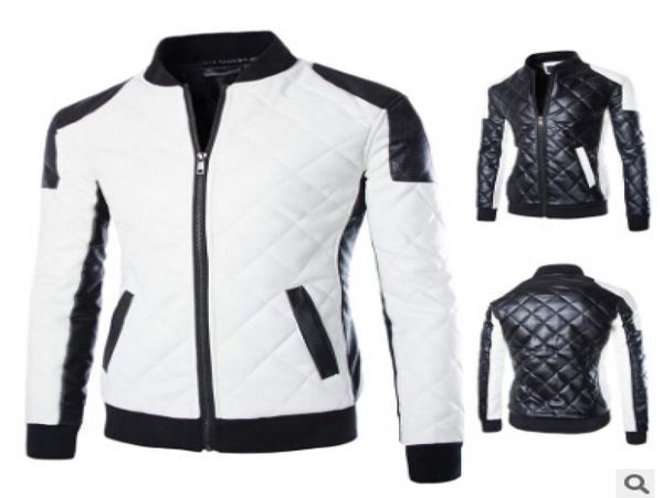 korean new design mens jacket winterautumn pu leather blackwhite fashion slim plaid jacket for man leather jacke drop my232204274, Black
korean new design mens jacket winterautumn pu leather blackwhite fashion slim plaid jacket for man leather jacke drop my232204274, Black