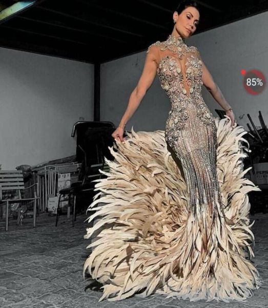 evening dress yousef aljasmi kim kardashian mermaid high neck feather silver beads long dress crystals zuhair murad ziadnakad 00113579279, Black;pink
evening dress yousef aljasmi kim kardashian mermaid high neck feather silver beads long dress crystals zuhair murad ziadnakad 00113579279, Black;pink