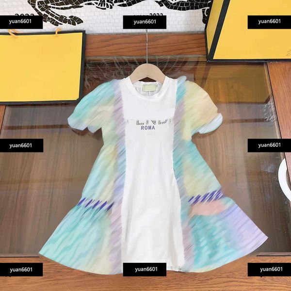 luxury girl clothing kids skirt baby dress summer breathable colorful letter printed stitching design short sleeve pleated skirt design, Red;yellow
luxury girl clothing kids skirt baby dress summer breathable colorful letter printed stitching design short sleeve pleated skirt design, Red;yellow