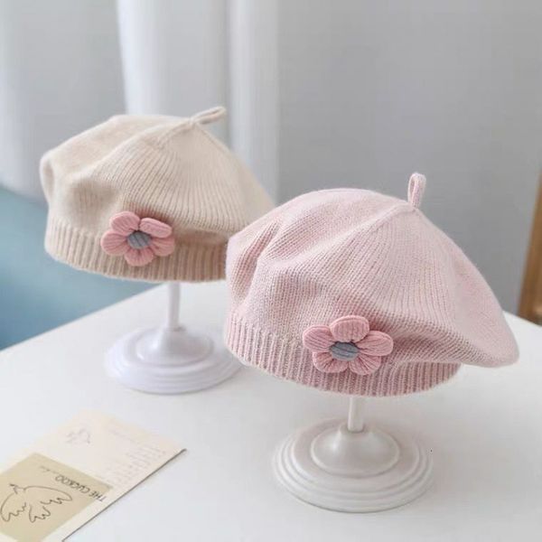 caps hats solid color flower hat winter warm knitted beanie cap for infant girls korean toddler princess artist painter 230818, Yellow
caps hats solid color flower hat winter warm knitted beanie cap for infant girls korean toddler princess artist painter 230818, Yellow