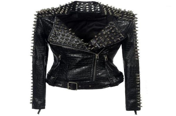 women studded stitching motorcycle leather jackets women039s long sleeved rock fashion personality leather jackets outwear15461123, Black
women studded stitching motorcycle leather jackets women039s long sleeved rock fashion personality leather jackets outwear15461123, Black