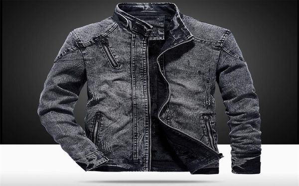 vintage denim jackets men slim fit solid color casual mens jeans coat fashion stand clothes for men black blue casaca hombre 201211045253, Black;brown
vintage denim jackets men slim fit solid color casual mens jeans coat fashion stand clothes for men black blue casaca hombre 201211045253, Black;brown