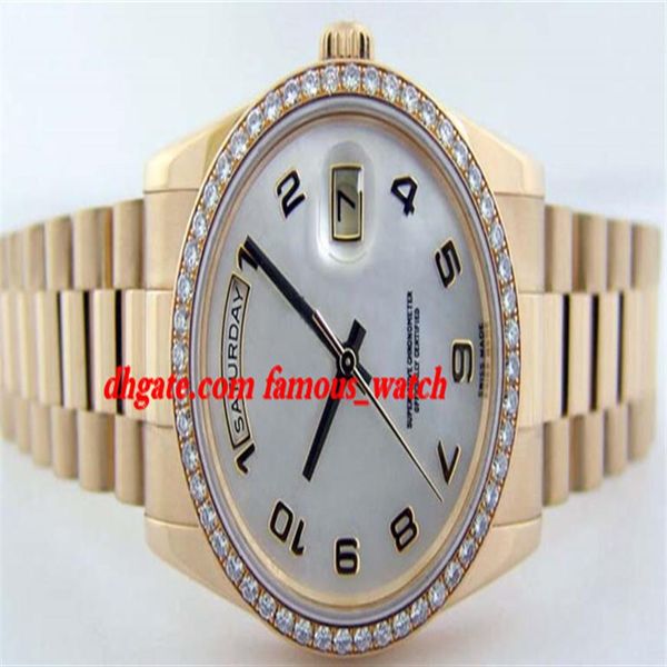 new fashion luxury stainless steel bracelet gold mother of pearl diamond bezel 118348 - watch chest 39mm automatic mechanical move212o, Slivery;brown
new fashion luxury stainless steel bracelet gold mother of pearl diamond bezel 118348 - watch chest 39mm automatic mechanical move212o, Slivery;brown