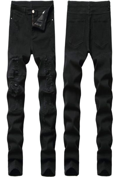 black jeans men039s pants fashion streetwear holes washed men denim pants 2020 new feet stretch male straight slim ripped jeans3009479, Blue
black jeans men039s pants fashion streetwear holes washed men denim pants 2020 new feet stretch male straight slim ripped jeans3009479, Blue