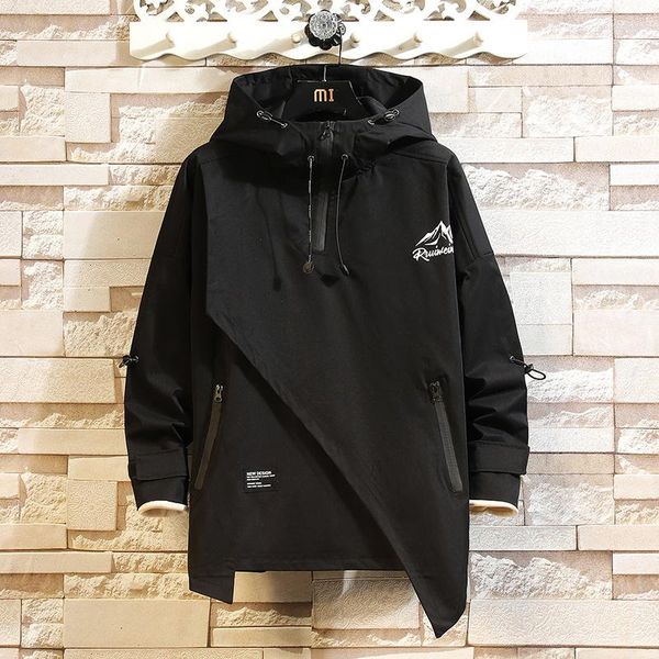 men's jackets men jacket korea fashion 2023 spring ded jack black patchwork zipper coats streetwear oversize clothing, Black;brown
men's jackets men jacket korea fashion 2023 spring ded jack black patchwork zipper coats streetwear oversize clothing, Black;brown
