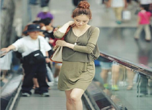 new spring autumn women fashion style simulation ii dresses slim vneck solid color long sleeve chiffon splice casual dress army g1180294, Black;gray
new spring autumn women fashion style simulation ii dresses slim vneck solid color long sleeve chiffon splice casual dress army g1180294, Black;gray