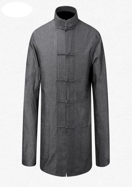 new male cotton shirt jackets traditional chinese men coat clothing kung fu tai chi uniform autumn spring long sleeve jacket for m2014881, Black;brown
new male cotton shirt jackets traditional chinese men coat clothing kung fu tai chi uniform autumn spring long sleeve jacket for m2014881, Black;brown