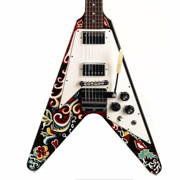 custom shop ji mi hendrix psychedelic hand-painted flying v electric guitar as same of the pictures
custom shop ji mi hendrix psychedelic hand-painted flying v electric guitar as same of the pictures