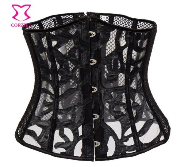 black fishnet leather underbust corset bustier lingerie espartilhos e corpetes corsets gothic clothing korsett for women3980317, Black;white
black fishnet leather underbust corset bustier lingerie espartilhos e corpetes corsets gothic clothing korsett for women3980317, Black;white