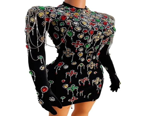 stage wear luxury crystals turtleneck black velvet dress evening chains dance costume birthday gloves sleeves4158332, Black;red
stage wear luxury crystals turtleneck black velvet dress evening chains dance costume birthday gloves sleeves4158332, Black;red