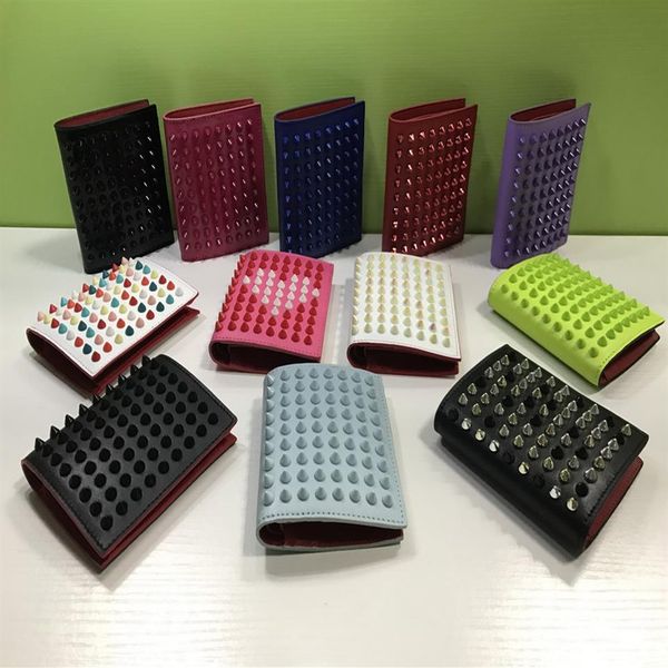 women men short clutch purse pigalle spiked money clips wallet rivet carteira feminina bolsa designer studded195o, Red;black 
women men short clutch purse pigalle spiked money clips wallet rivet carteira feminina bolsa designer studded195o, Red;black