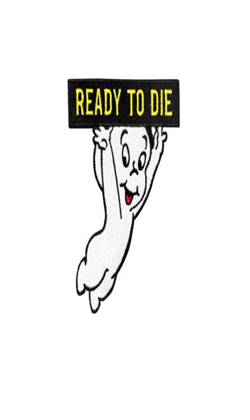 cartoon ghost ready to die embroidery iron on patches for shirt bag clothes diy custom design applique 4312708, Black
cartoon ghost ready to die embroidery iron on patches for shirt bag clothes diy custom design applique 4312708, Black