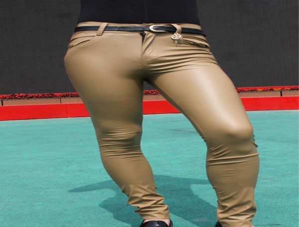 men faux leather matte pencil pants skinny pants casual leggings slim fit tight zipper erotic lingerie club wear fx1121966519, Black
men faux leather matte pencil pants skinny pants casual leggings slim fit tight zipper erotic lingerie club wear fx1121966519, Black