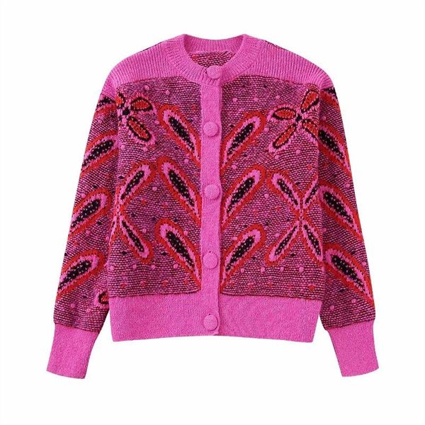 women's knits women fashion jacquard knitted cardigan sweater vintage o-neck single breasted long sleeves female chic lady outfits, White
women's knits women fashion jacquard knitted cardigan sweater vintage o-neck single breasted long sleeves female chic lady outfits, White