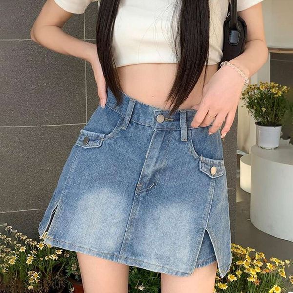 denim skirt women summer style large size all matching high waist slim design a line short trend, Black
denim skirt women summer style large size all matching high waist slim design a line short trend, Black