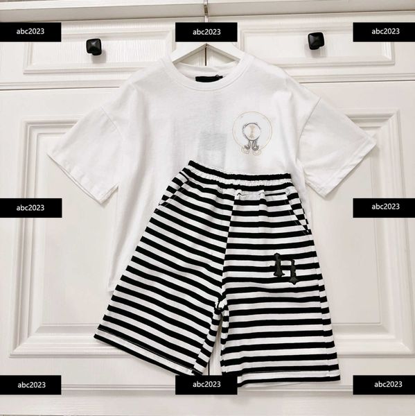 new kids clothes child pajamas sets baby trousers with pockets 2pcs t-shirt and striped design shorts fashion designer tracksuit, White
new kids clothes child pajamas sets baby trousers with pockets 2pcs t-shirt and striped design shorts fashion designer tracksuit, White