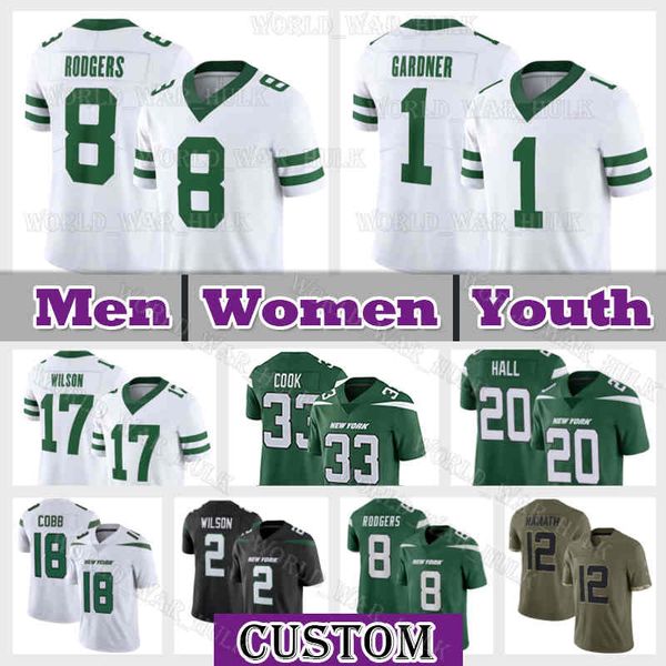 8 aaron rodgers jersey 17 1 zach garrett wilson jetes ahmad sauce gardner 2 33 dalvin cook allen lazard breece hall new yorks quinnen willia, Black;red
8 aaron rodgers jersey 17 1 zach garrett wilson jetes ahmad sauce gardner 2 33 dalvin cook allen lazard breece hall new yorks quinnen willia, Black;red