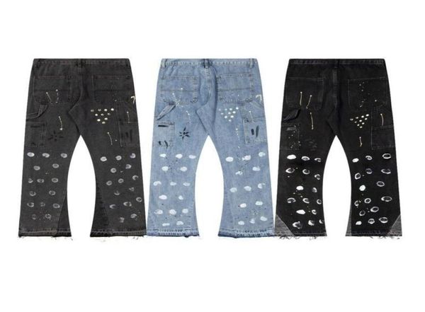 22ss gd mens jeans handsplashed ink stitching pants men women casual flared trousers fashion hiphop designer jeanss7899635, Blue
22ss gd mens jeans handsplashed ink stitching pants men women casual flared trousers fashion hiphop designer jeanss7899635, Blue