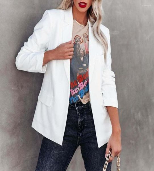 women039s suits women39s autumn suit jacket long sleeves flap pockets solid color winter lapel singlebreasted office work c4440867, White;black
women039s suits women39s autumn suit jacket long sleeves flap pockets solid color winter lapel singlebreasted office work c4440867, White;black