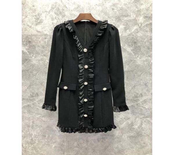 wooden ear stitching french dress womens clothing autumn european goods new commuting elegant short skirt 9w9194833, White;black
wooden ear stitching french dress womens clothing autumn european goods new commuting elegant short skirt 9w9194833, White;black
