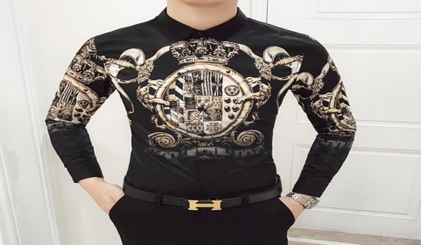 2023 new men039s longsleeved shirts europeanstyle floral original slim korean version digital printing trend allmatch c1700653, White;black
2023 new men039s longsleeved shirts europeanstyle floral original slim korean version digital printing trend allmatch c1700653, White;black
