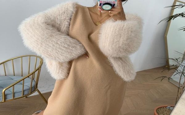 2022 autumn winter mink cashmere sweater coat women women039s cape korean causal long sleeve knitted plush soft warm cardigan t2097249, Black
2022 autumn winter mink cashmere sweater coat women women039s cape korean causal long sleeve knitted plush soft warm cardigan t2097249, Black