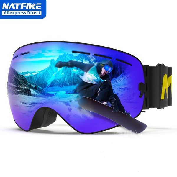 ski goggles pro 100 uv400 protection anti fog interchangeable lens skiing glasses snowboard snow for men women natfire 230821
ski goggles pro 100 uv400 protection anti fog interchangeable lens skiing glasses snowboard snow for men women natfire 230821