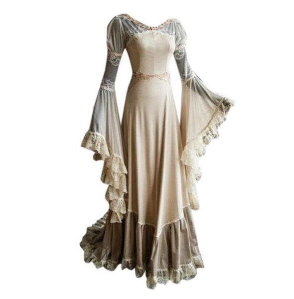 women039s long sleeve slash neck medieval dress floor length cosplay dress elegant and comfortable 2019 new357610098, Black;gray
women039s long sleeve slash neck medieval dress floor length cosplay dress elegant and comfortable 2019 new357610098, Black;gray