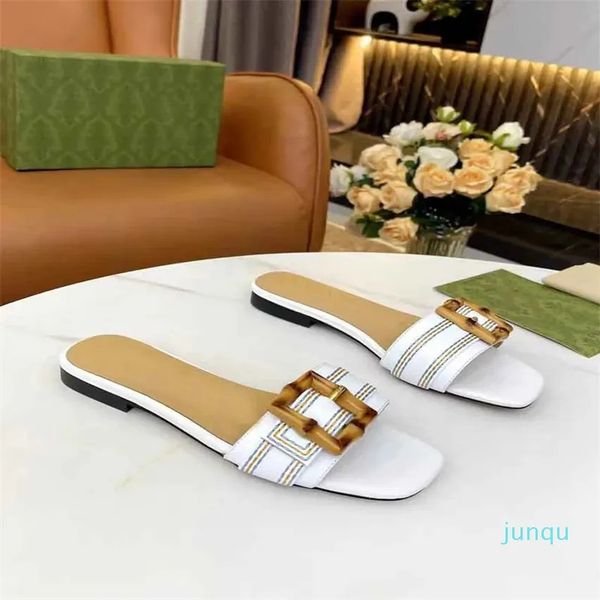 summer luxury interlocking bamboo buckle sandals shoes women cut-out slide flats timeless elegance slip on female flip flops lady slippers e, Black
summer luxury interlocking bamboo buckle sandals shoes women cut-out slide flats timeless elegance slip on female flip flops lady slippers e, Black