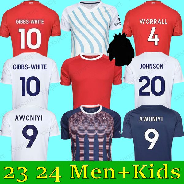 23 24 nottingham soccer jersey grabban johnson surridge forest awoniyi ameobi mighten krovinovic gibbs-white danilo football shirt 2023 men, Black;yellow
23 24 nottingham soccer jersey grabban johnson surridge forest awoniyi ameobi mighten krovinovic gibbs-white danilo football shirt 2023 men, Black;yellow