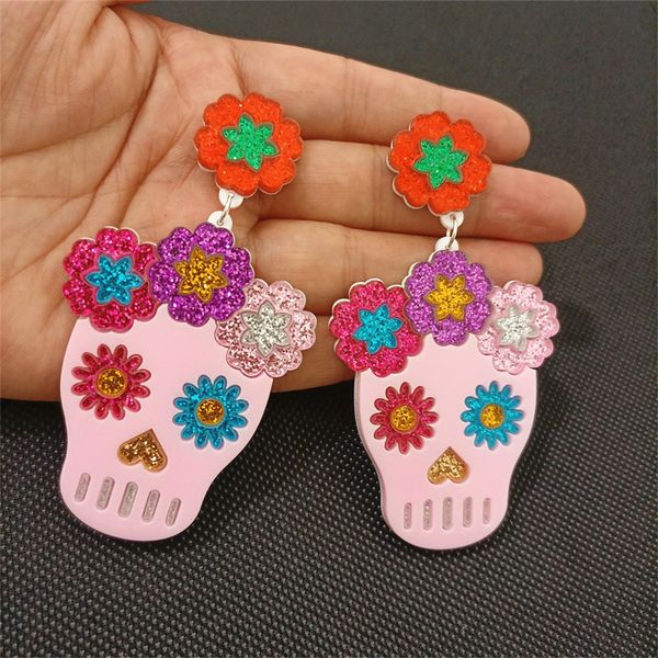 flowers dangle earrings for women acrylic multicolor glitter novelty cute jewelry fashion accessories, Silver
flowers dangle earrings for women acrylic multicolor glitter novelty cute jewelry fashion accessories, Silver