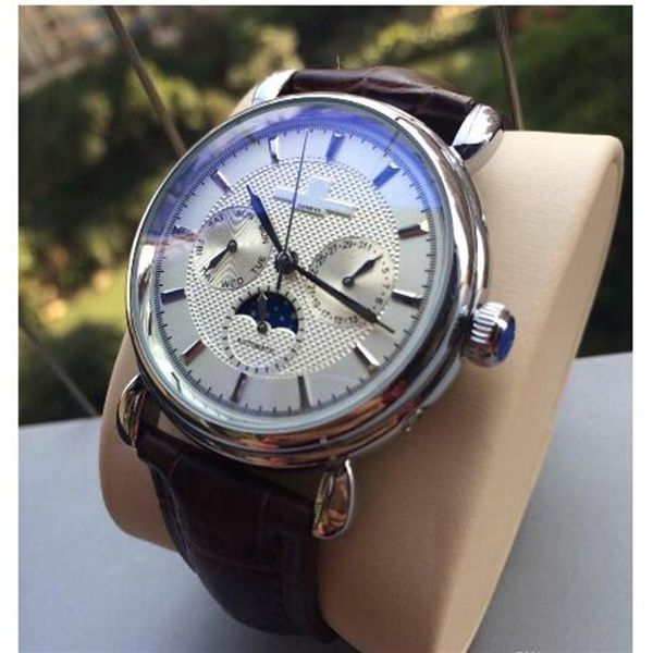 new brown black leather fashion mechanical men's stainless steel automatic 2813 movement watch sports mens self-wind watches 276c, Slivery;brown
new brown black leather fashion mechanical men's stainless steel automatic 2813 movement watch sports mens self-wind watches 276c, Slivery;brown