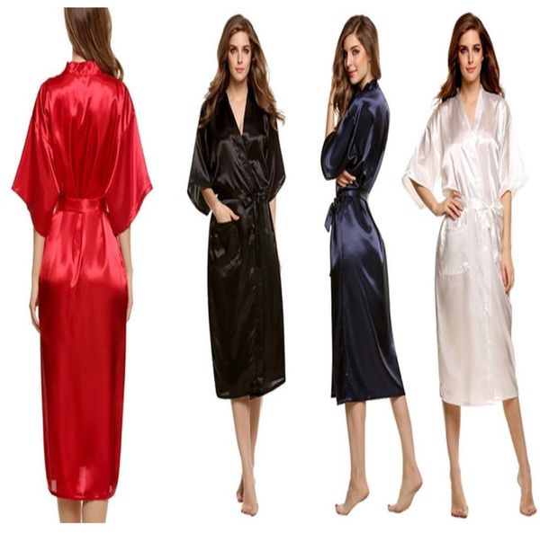 fashion women039s solid silk kimono robe for bridesmaids wedding party night gown pajamas5 colors available 9232410, Black;red
fashion women039s solid silk kimono robe for bridesmaids wedding party night gown pajamas5 colors available 9232410, Black;red