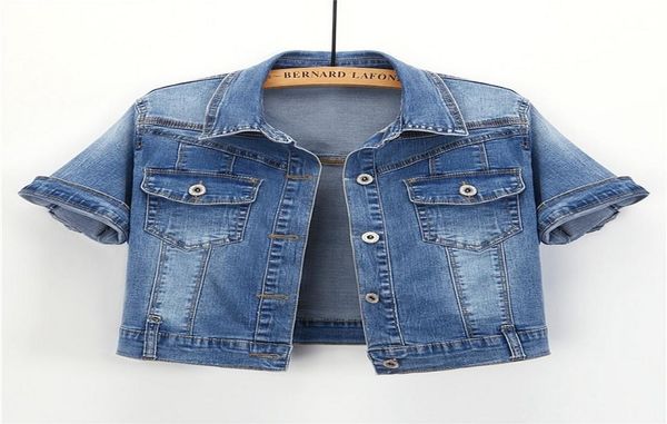 denim jacket women short sleeve jean jacket woman elastic comfortable denim coat chaqueta vaquera mujer veste jeans femme 2203107004867, Black;brown
denim jacket women short sleeve jean jacket woman elastic comfortable denim coat chaqueta vaquera mujer veste jeans femme 2203107004867, Black;brown