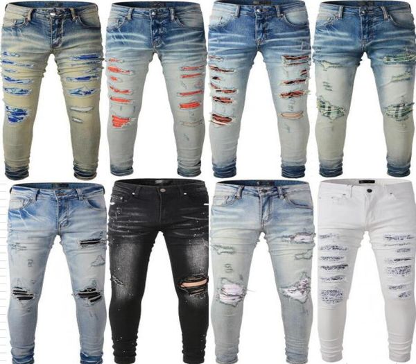 men cool rips stretch designer jeans distressed ripped biker slim fit washed motorcycle denim men s hip hop jean fash5959265, Blue
men cool rips stretch designer jeans distressed ripped biker slim fit washed motorcycle denim men s hip hop jean fash5959265, Blue