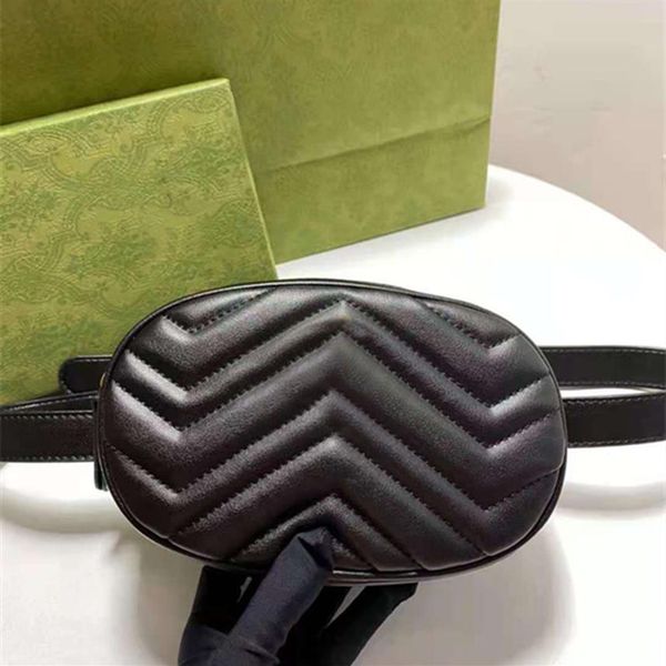 women designer chest bag waist bags with adjustable belt real leather288f