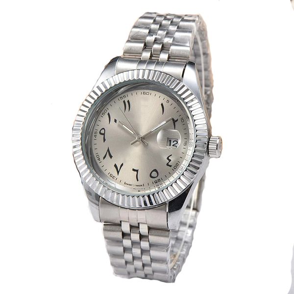 men's watch arabian scale quartz 40mm stainless steel case automatic date splash watch black blue dial design casual watch luxury, Slivery;brown
men's watch arabian scale quartz 40mm stainless steel case automatic date splash watch black blue dial design casual watch luxury, Slivery;brown