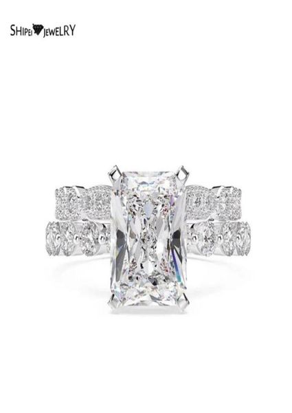 cluster rings shipei 100 925 sterling silver created moissanite diamonds gemstone wedding engagement women ring set fine jewelry 5463766, Golden;silver
cluster rings shipei 100 925 sterling silver created moissanite diamonds gemstone wedding engagement women ring set fine jewelry 5463766, Golden;silver