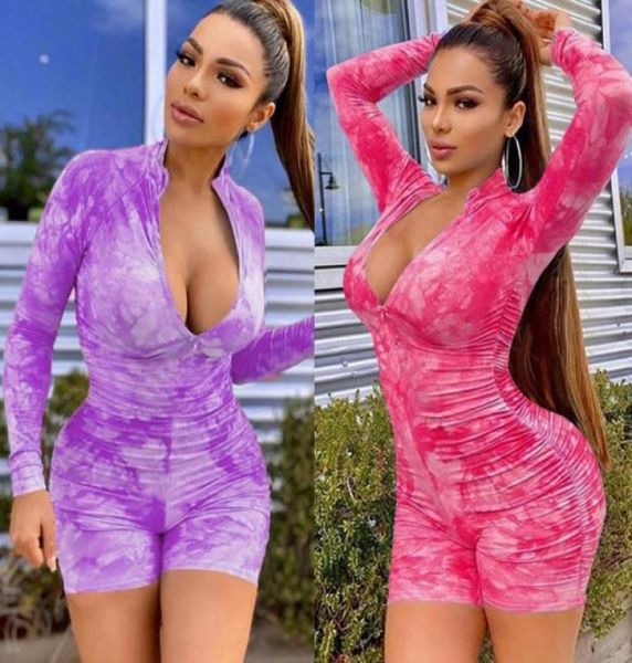 women long sleeve rompers fashion tie dye jumpsuits deep v playsuit high waist zipper bodycon female jumpsuit sportswear 05075139987, Black;white
women long sleeve rompers fashion tie dye jumpsuits deep v playsuit high waist zipper bodycon female jumpsuit sportswear 05075139987, Black;white