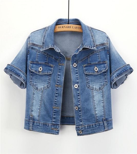 denim jacket women short sleeve jean jacket woman elastic comfortable denim coat chaqueta vaquera mujer veste jeans femme 2203108951134, Black;brown
denim jacket women short sleeve jean jacket woman elastic comfortable denim coat chaqueta vaquera mujer veste jeans femme 2203108951134, Black;brown