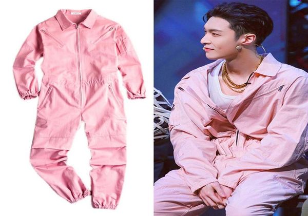 men039s pants fashion men39s jumpsuits overalls pink black romper cotton men high street hip hop long sleeve spring autumn f4914812
men039s pants fashion men39s jumpsuits overalls pink black romper cotton men high street hip hop long sleeve spring autumn f4914812