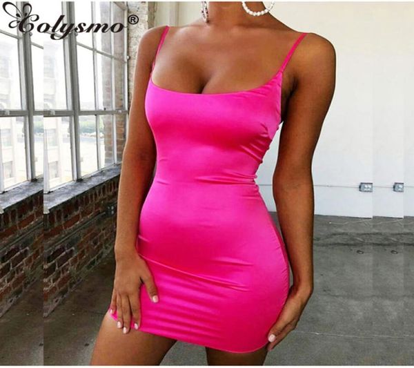 colysmo stretch satin mini dress women straps slim fit bodycon party dress neon green pink dress duallayered robe femme j1902245254, Black;pink
colysmo stretch satin mini dress women straps slim fit bodycon party dress neon green pink dress duallayered robe femme j1902245254, Black;pink