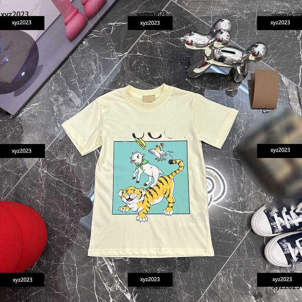 23ss animal print kids designer t shirt fashion printed no pilling short sleeve size 100-160cm baby round neck tees new arrival april11, Blue
23ss animal print kids designer t shirt fashion printed no pilling short sleeve size 100-160cm baby round neck tees new arrival april11, Blue